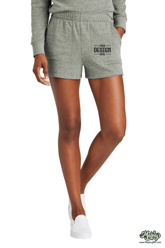 District Women's Perfect Tri Fleece Short. DT1309 (Choose Your Design)