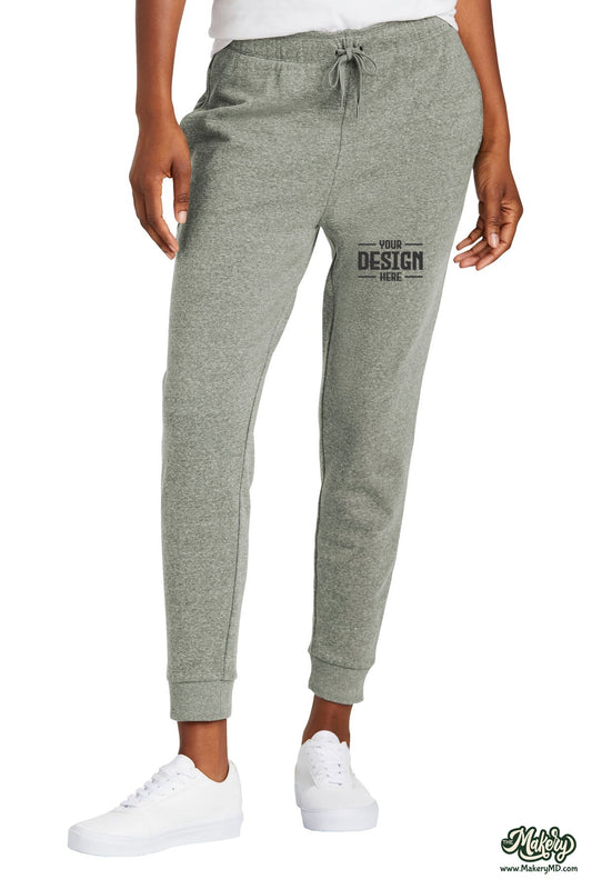 District Women's Perfect Tri Fleece Jogger. DT1310 (Choose Your Design)