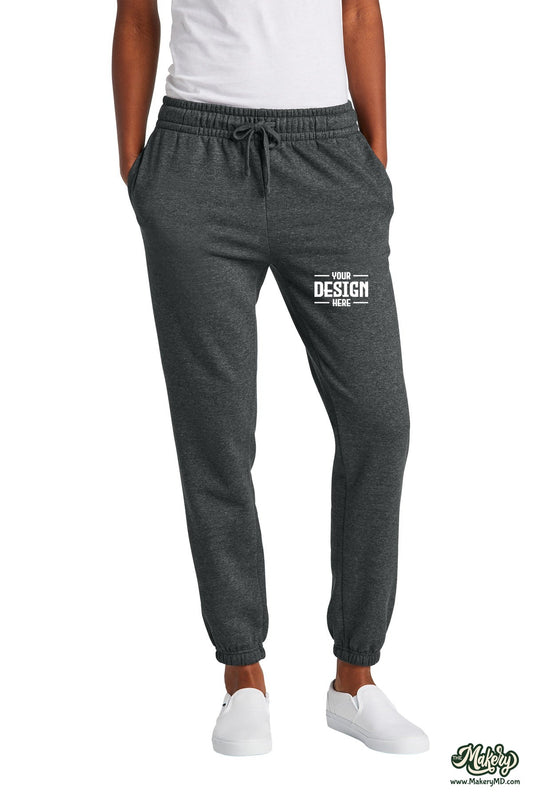 District Women's V.I.T. Fleece Sweatpant. DT6110 (Choose Your Design)