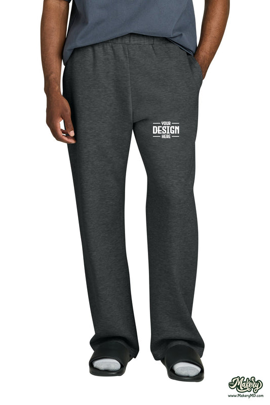 District V.I.T. Fleece Open-Bottom Sweatpant. DT6117 (Choose Your Design)