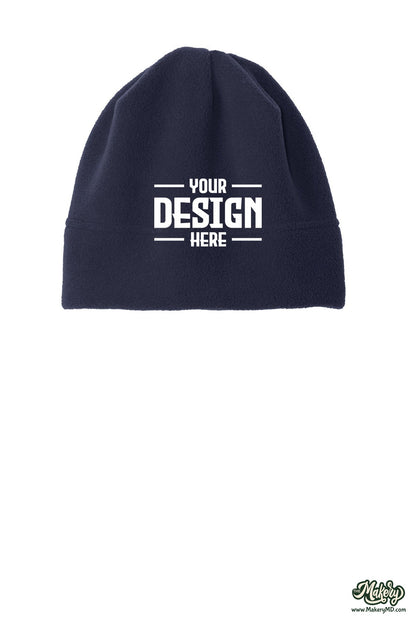 Port Authority R-Tek Stretch Fleece Beanie. C900 (Choose Your Design)