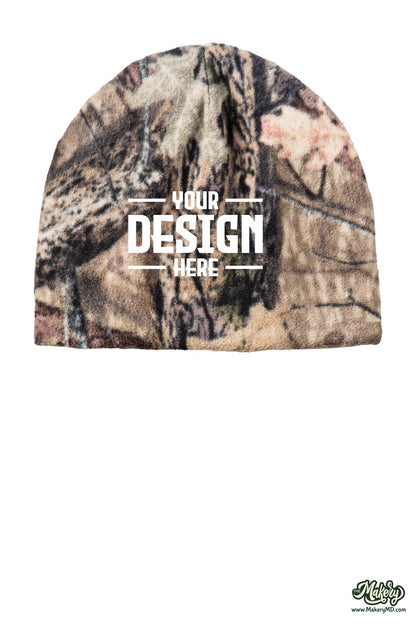 Port Authority Camouflage Fleece Beanie. C901 (Choose Your Design)