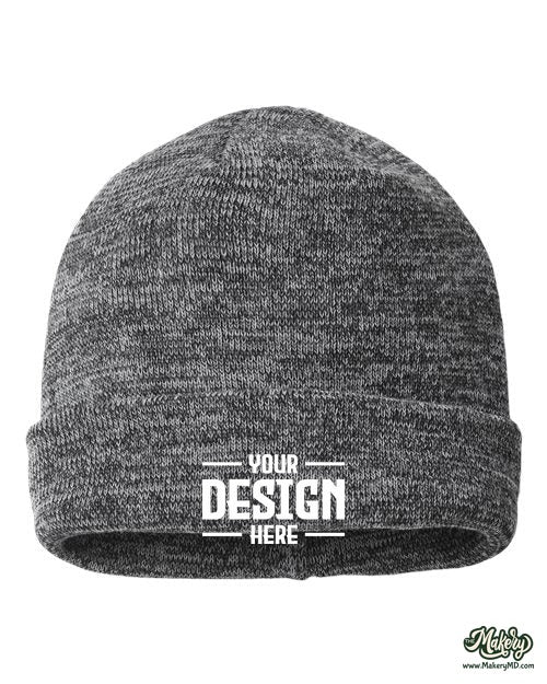Richardson - Marled Beanie. 130 (Choose Your Design)