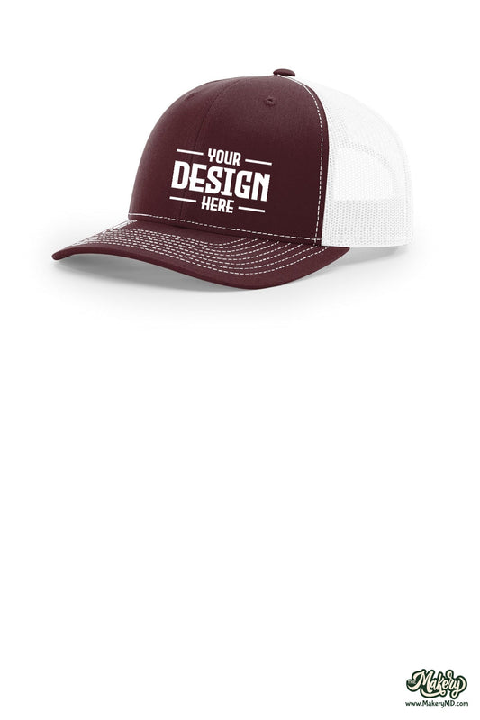Richardson Trucker Cap. 112 (Choose Your Design)