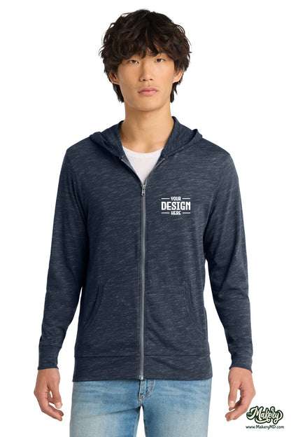 District Medal Full-Zip Hoodie. DT565 (Choose Your Design)