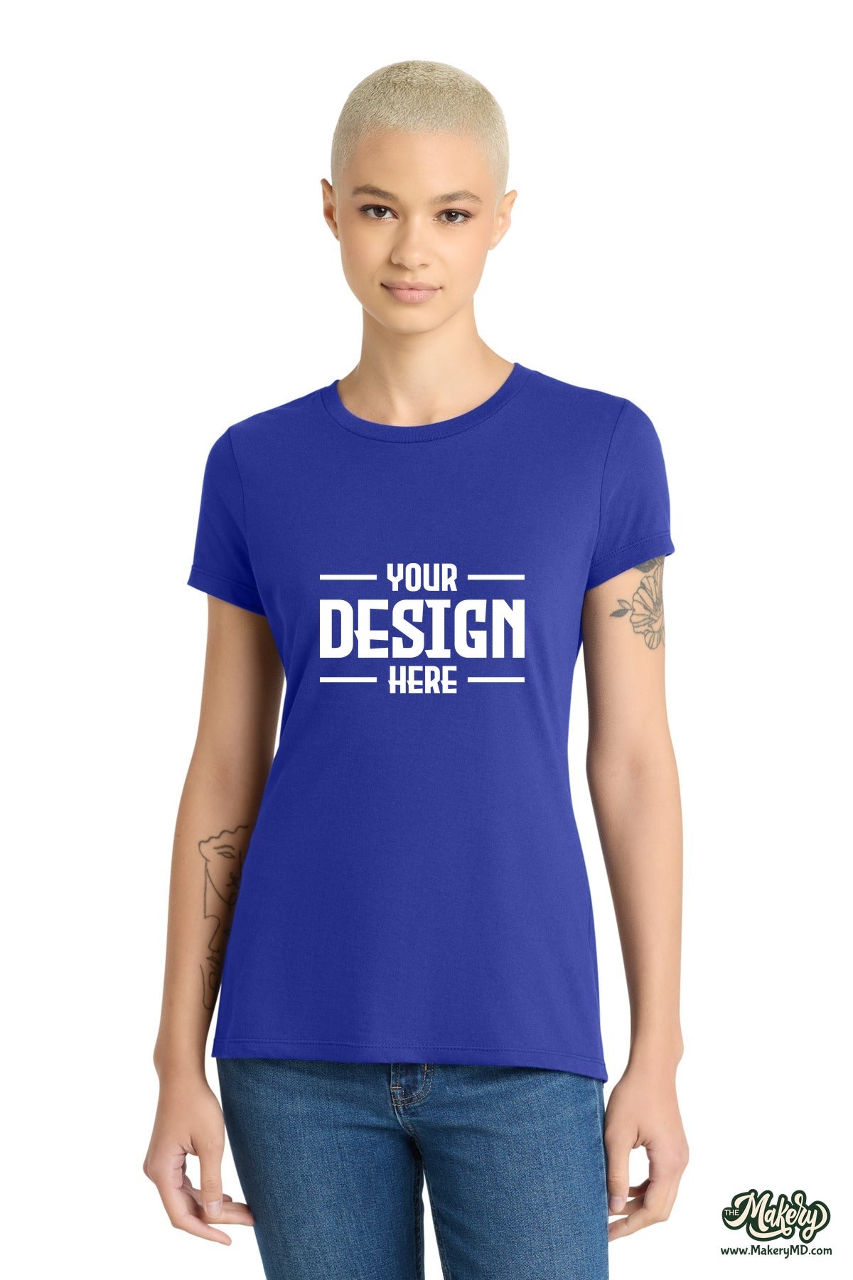 District Women's Very Important Tee. DT6002 (Choose Your Design)