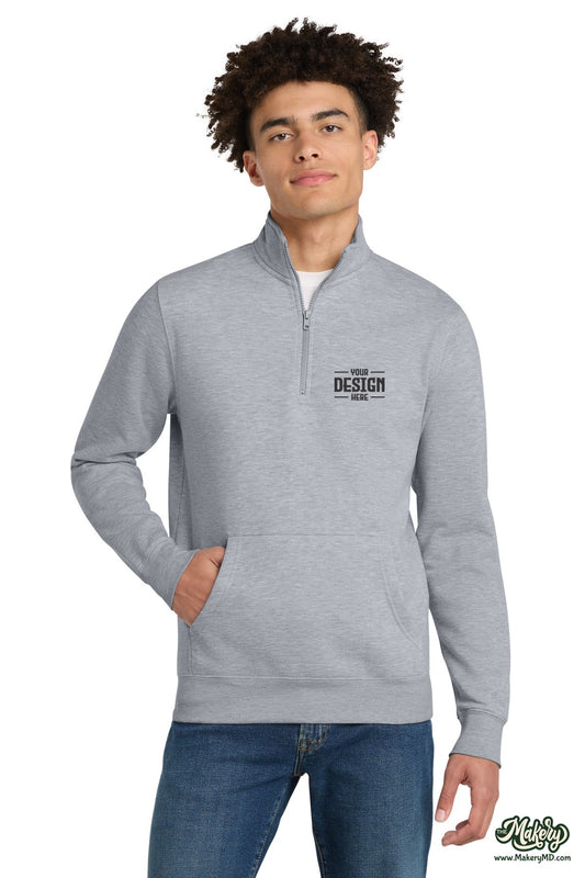 District V.I.T.Fleece 1/4-Zip. DT6106 (Choose Your Design)