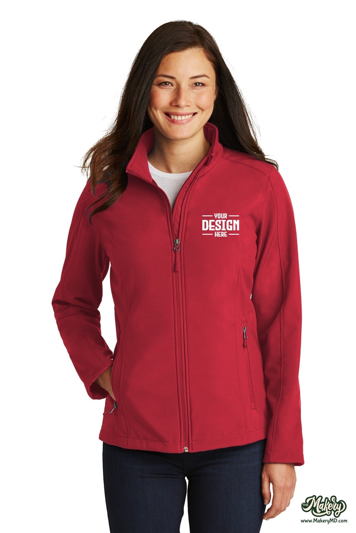 Port Authority Ladies Core Soft Shell Jacket. L317 (Choose Your Design)