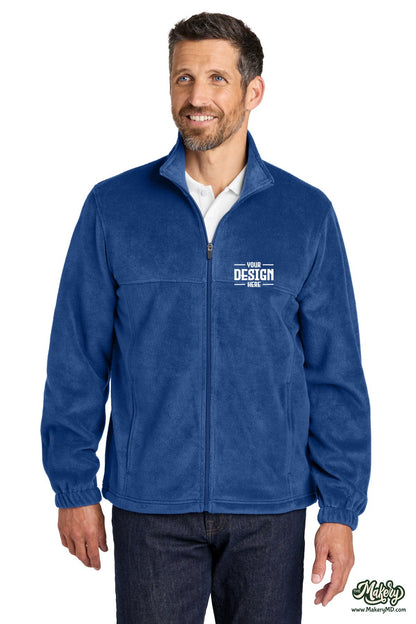 Port Authority Plush Fleece Full-Zip Jacket. F190 (Choose Your Design)