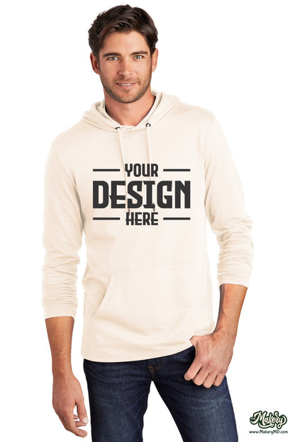 District Featherweight French Terry Hoodie. DT571 (Choose Your Design)
