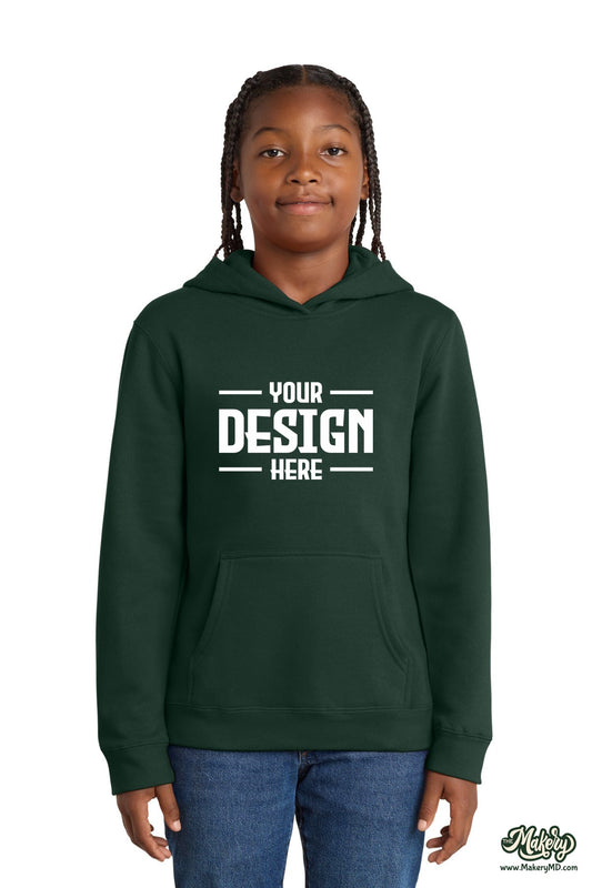District Youth V.I.T.Fleece Hoodie. DT6100Y (Choose Your Design)