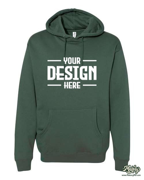 Unisex Heavyweight Hooded Sweatshirt. IND4000 (Choose Your Design)