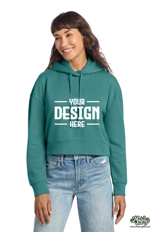 District Women's V.I.T. Fleece Hoodie. DT6101 (Choose Your Design)