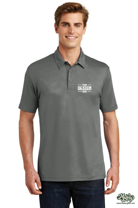 Sport-Tek Embossed PosiCharge Tough Polo. ST630 (Choose Your Design)