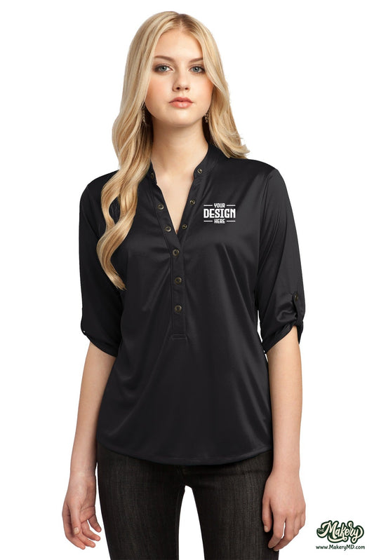 OGIO - Crush Henley. LOG111 (Choose Your Design)