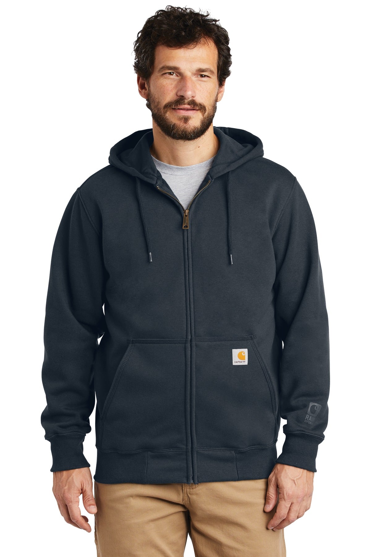 Carhartt Rain Defender  Paxton Heavyweight Hooded Zip-Front Sweatshirt. CT100614