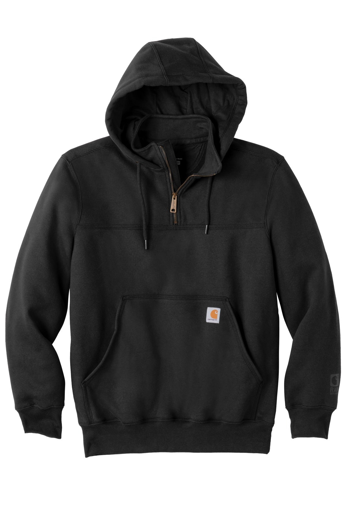 Carhartt Rain Defender  Paxton Heavyweight Hooded Zip Mock Sweatshirt. CT100617 (Ink)