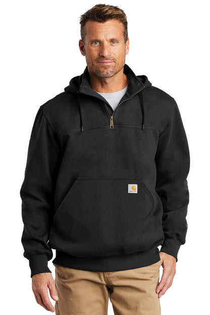Carhartt Rain Defender  Paxton Heavyweight Hooded Zip Mock Sweatshirt. CT100617 (Ink)