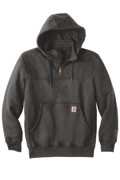Carhartt Rain Defender  Paxton Heavyweight Hooded Zip Mock Sweatshirt. CT100617 (Ink)