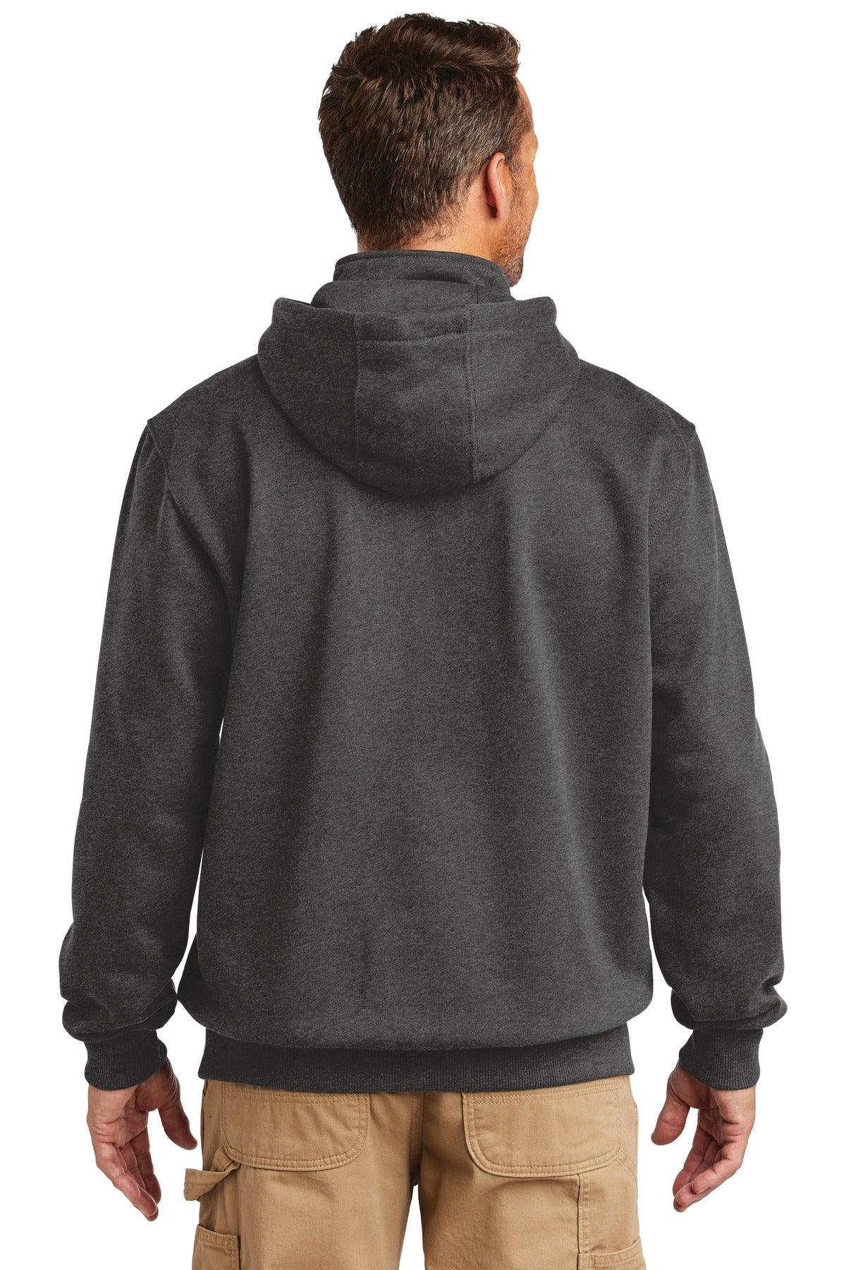 Carhartt Rain Defender  Paxton Heavyweight Hooded Zip Mock Sweatshirt. CT100617 (Ink)
