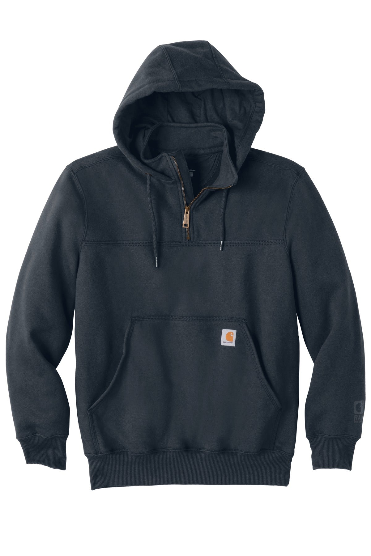 Carhartt Rain Defender  Paxton Heavyweight Hooded Zip Mock Sweatshirt. CT100617 (Ink)