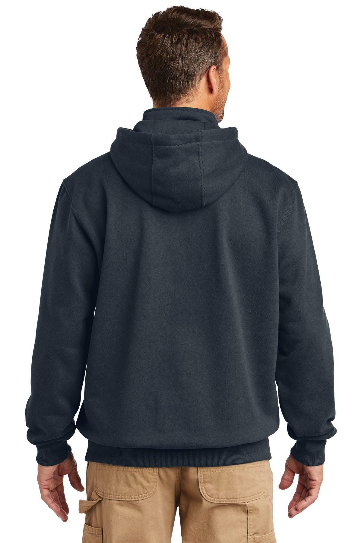 Carhartt Rain Defender  Paxton Heavyweight Hooded Zip Mock Sweatshirt. CT100617 (Ink)