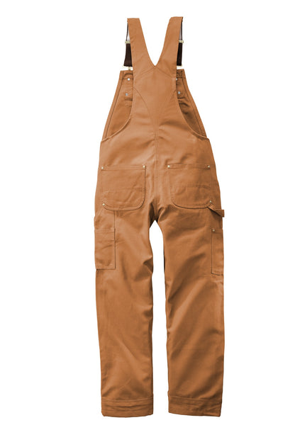 Carhartt Duck Unlined Bib Overalls. CT102776 (Embroidery)