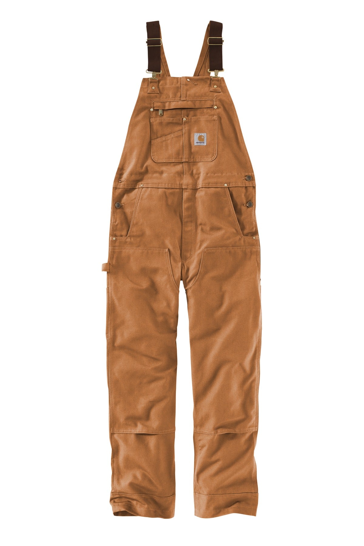 Carhartt Duck Unlined Bib Overalls. CT102776 (Embroidery)