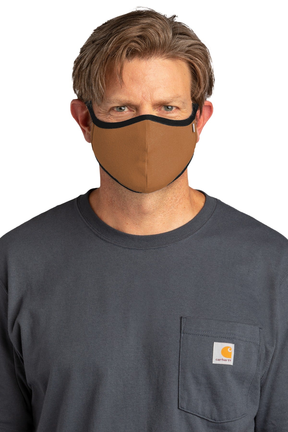 Carhartt Cotton Ear Loop Face Mask (3 pack)  CT105160 (Embroidery)