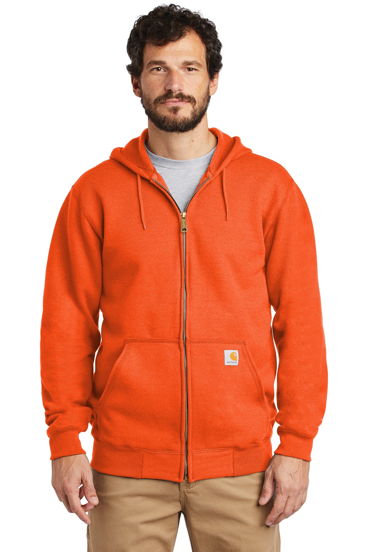 Carhartt  Midweight Hooded Zip-Front Sweatshirt. CTK122 (Ink)