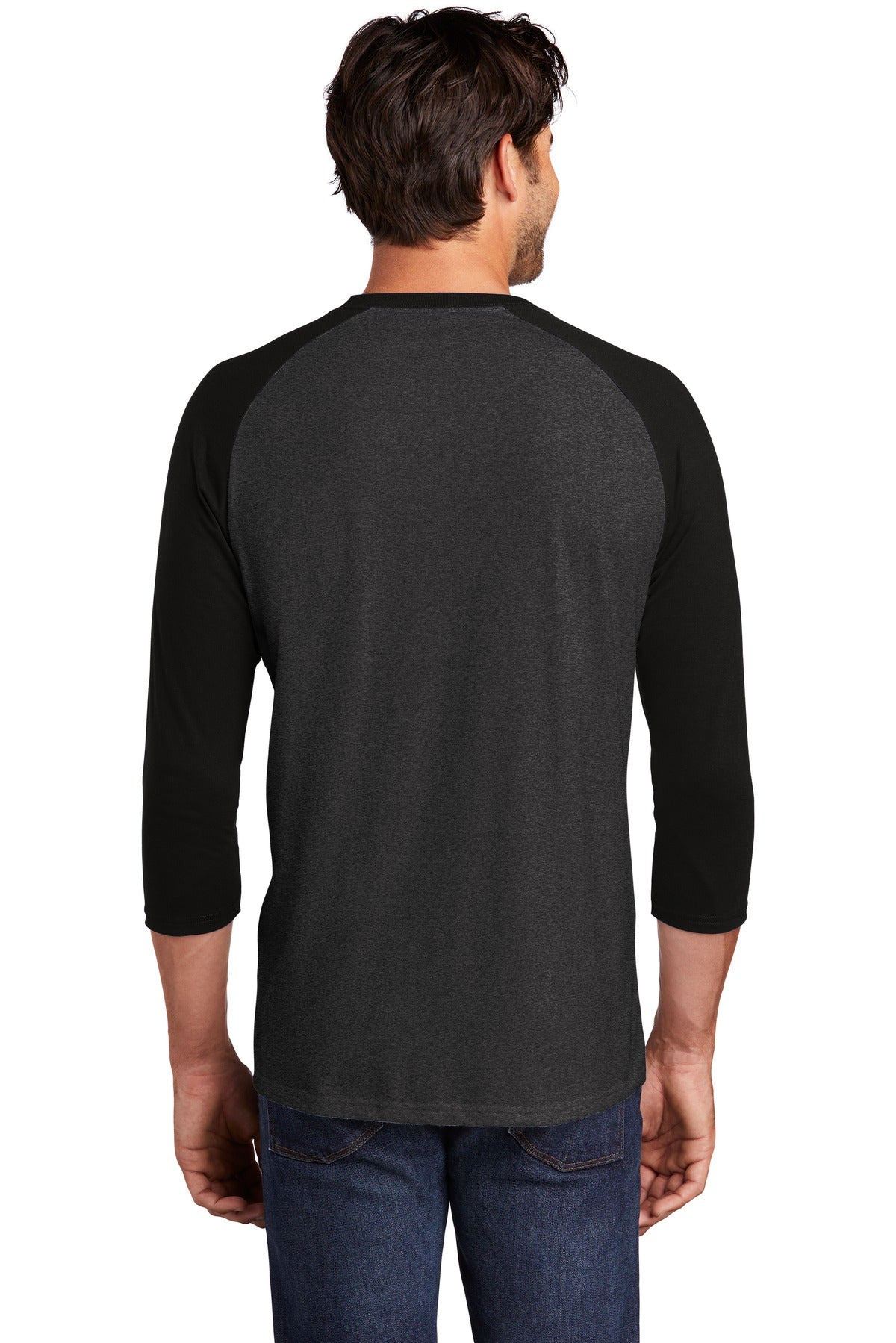 District  Perfect Tri 3/4-Sleeve Raglan. DM136