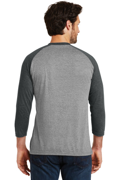 District  Perfect Tri 3/4-Sleeve Raglan. DM136