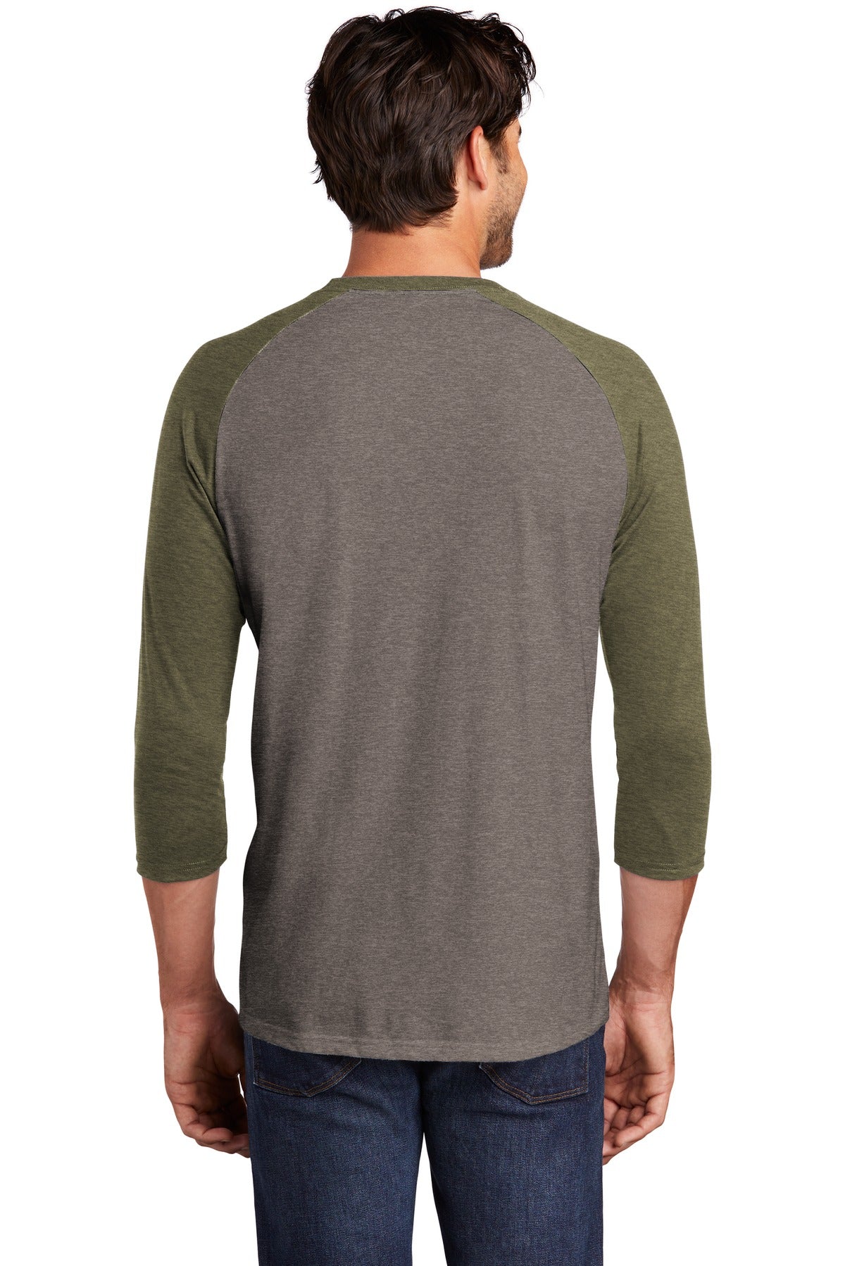 District  Perfect Tri 3/4-Sleeve Raglan. DM136