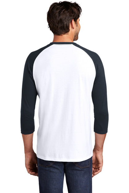 District  Perfect Tri 3/4-Sleeve Raglan. DM136
