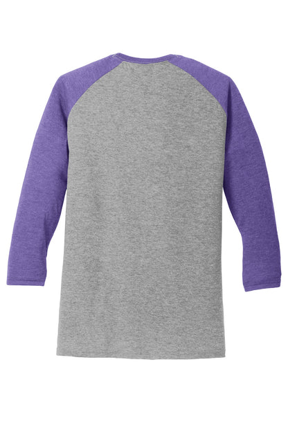District  Perfect Tri 3/4-Sleeve Raglan. DM136