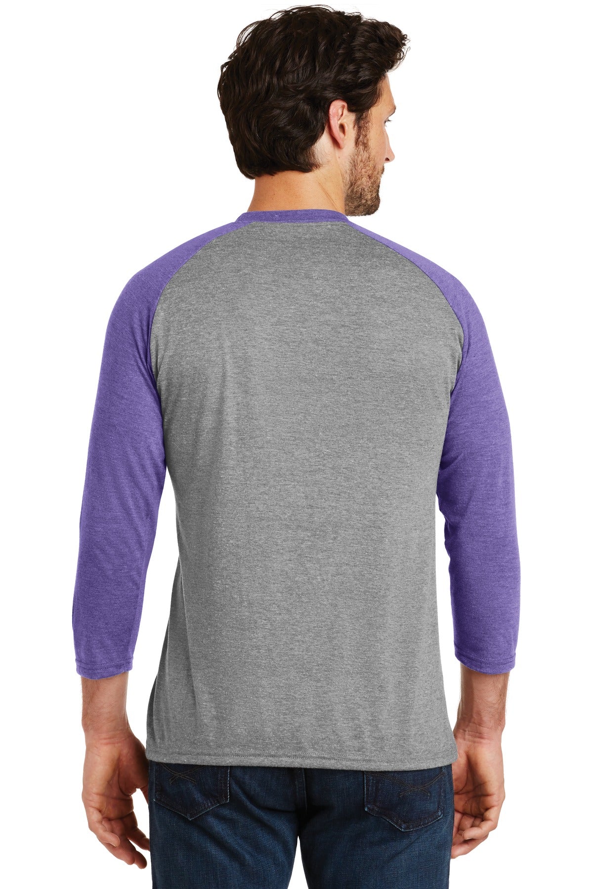 District  Perfect Tri 3/4-Sleeve Raglan. DM136