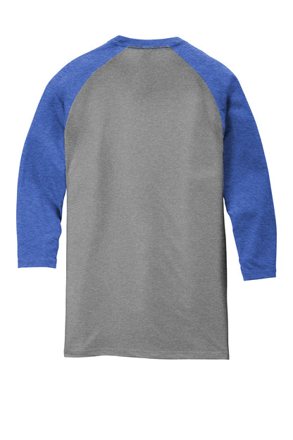 District  Perfect Tri 3/4-Sleeve Raglan. DM136