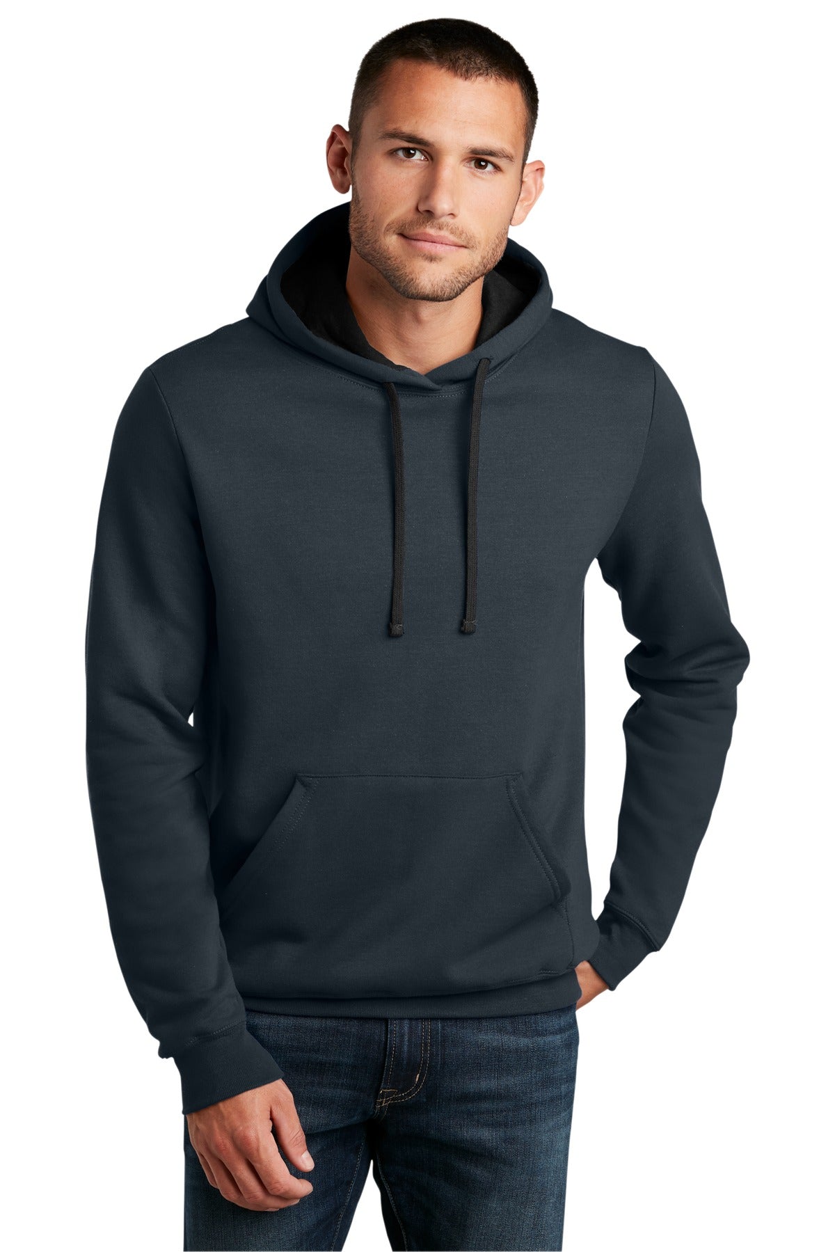 District The Concert Fleece Hoodie. DT810 (Embroidery)