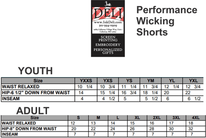 Leonardtown Middle School PE Shorts