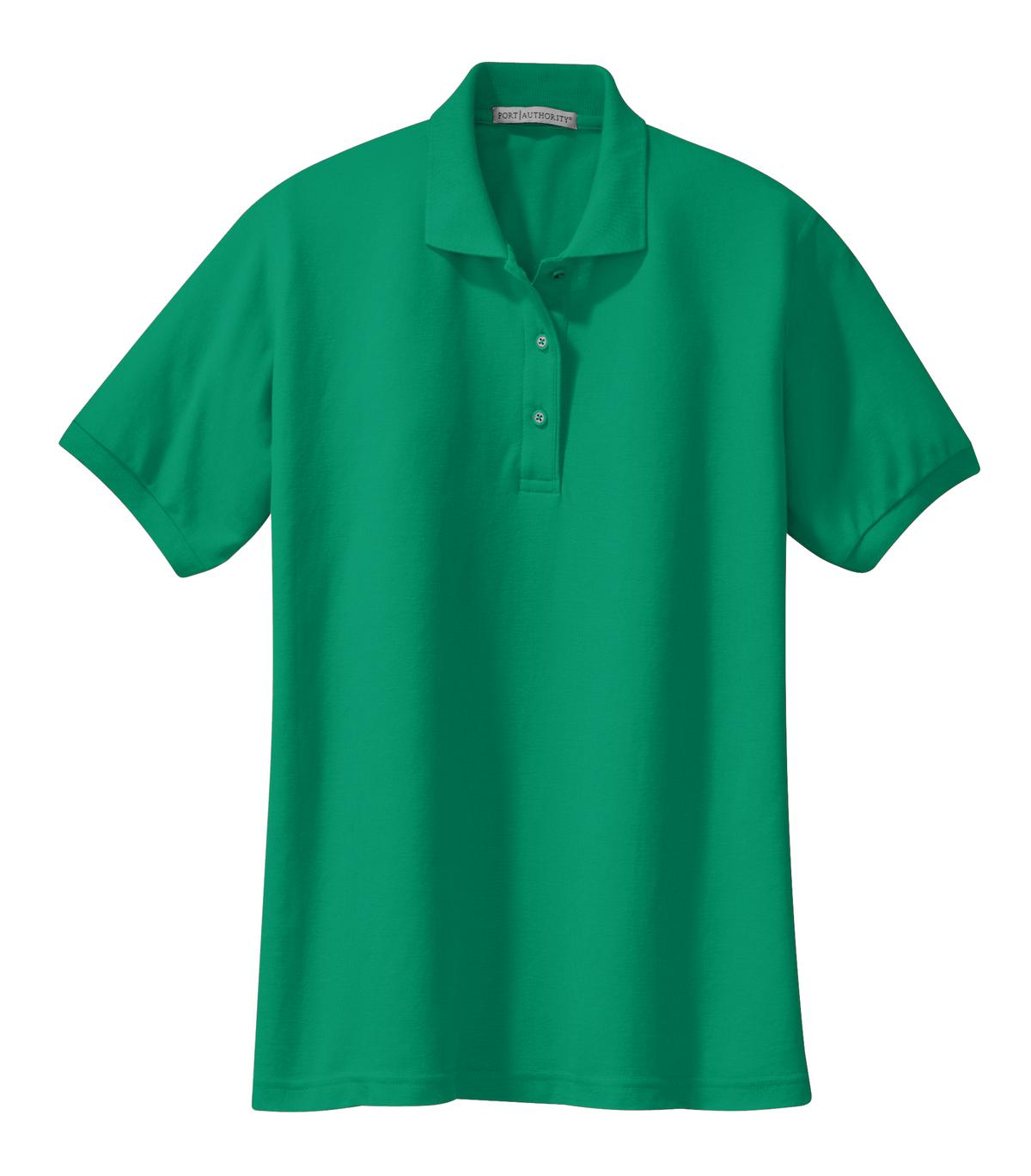 Port Authority® Ladies Silk Touch™ Polo (Colors: Green, Yellow) L500