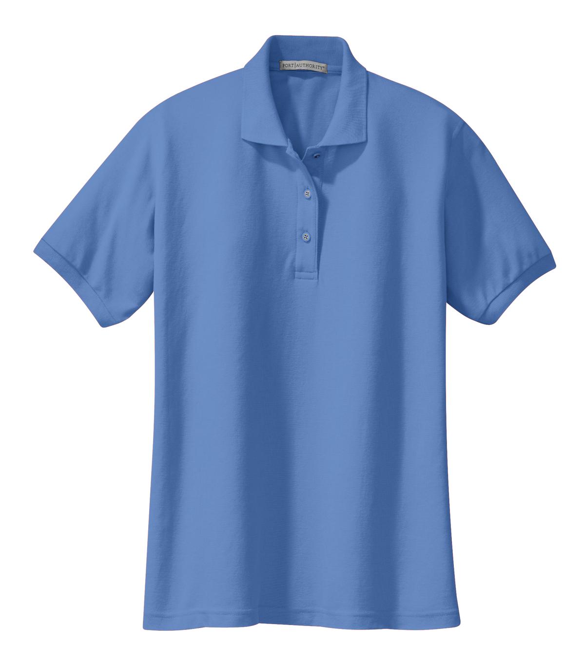 Port Authority® Ladies Silk Touch™ Polo (Colors: Blue, Purple) L500