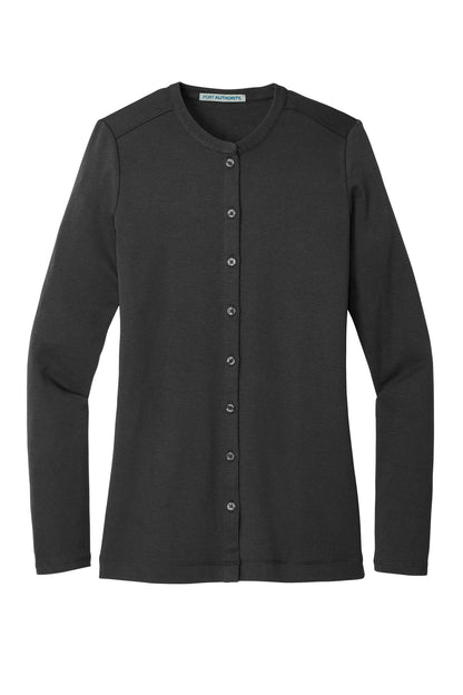 PMA 275 Stretch Button-Front Cardigan (Ladies) [LM1008]