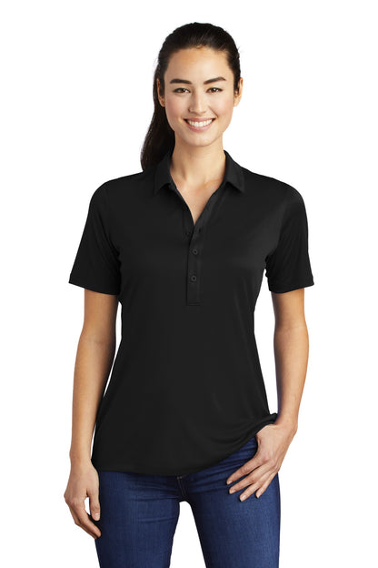 Sport-Tek Ladies Posi-UV  Pro Polo.  LST520 (Ink)