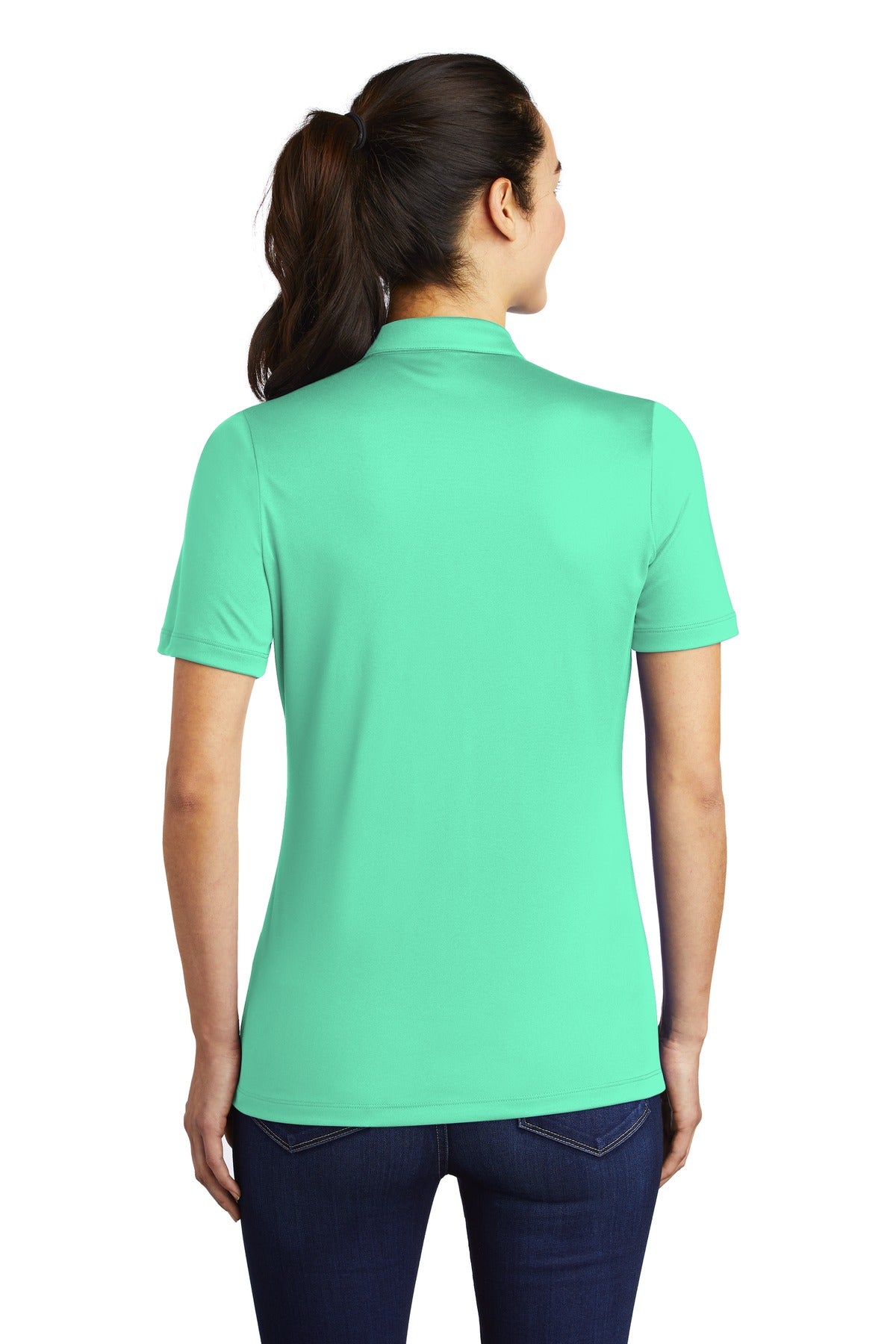 Sport-Tek Ladies Posi-UV  Pro Polo.  LST520 (Ink)