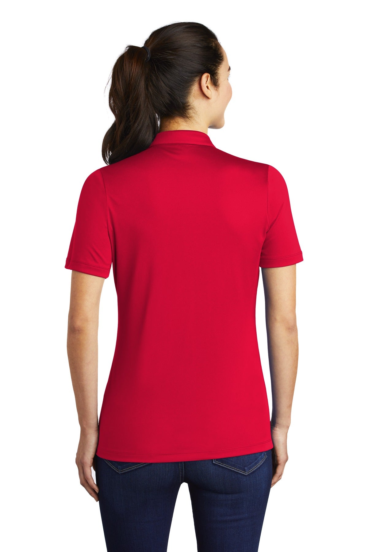 Sport-Tek Ladies Posi-UV  Pro Polo.  LST520 (Ink)