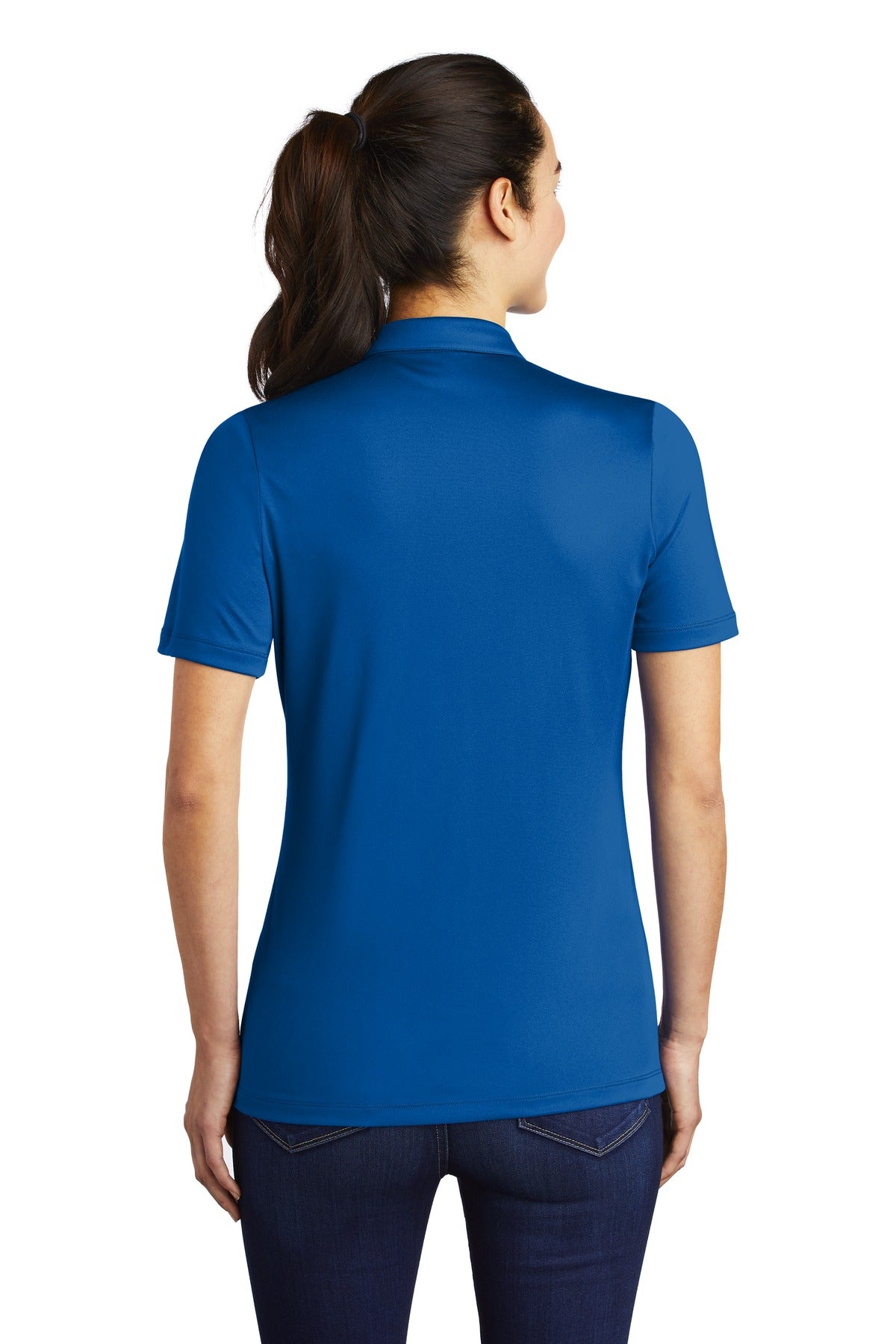 Sport-Tek Ladies Posi-UV  Pro Polo.  LST520 (Ink)