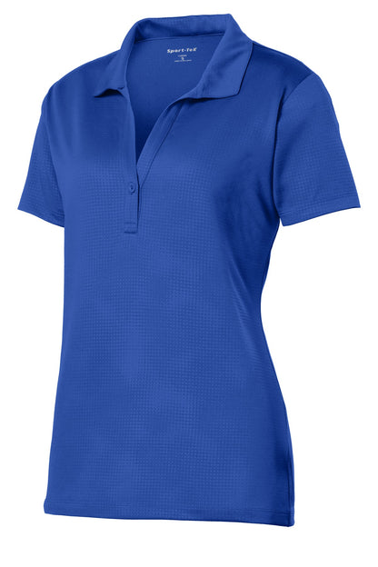 Sport-Tek Ladies Embossed PosiCharge Tough Polo. LST630 (Ink)
