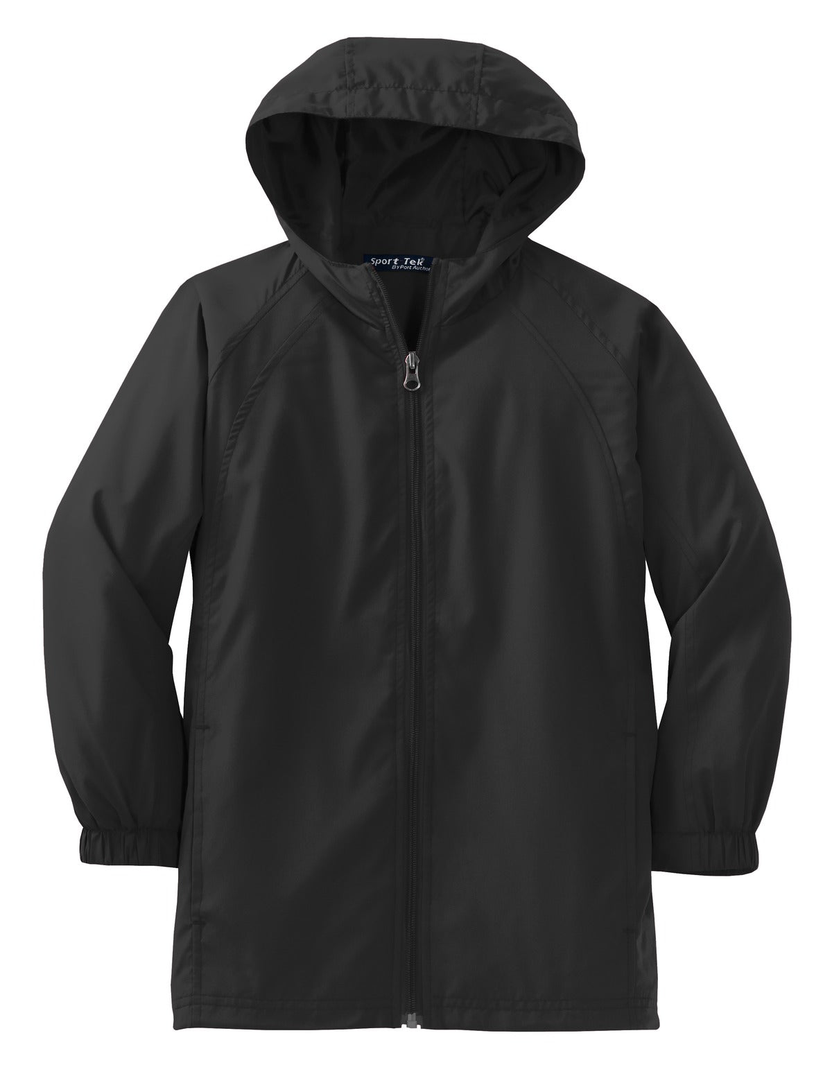 Sport-Tek Youth Hooded Raglan Jacket. YST73
